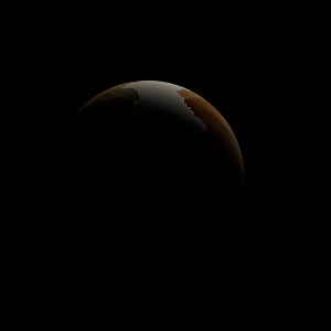 The artist's impression of Kepler-1376 b artist's rendition