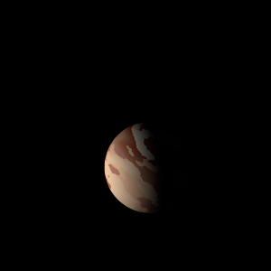 The artist's impression of Kepler-1377 b artist's rendition