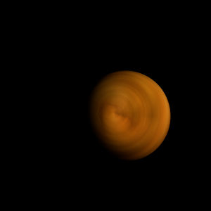 The artist's impression of Kepler-13 Ab artist's rendition