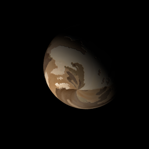 The artist's impression of Kepler-1401 b artist's rendition