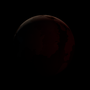 The artist's impression of Kepler-1405 b artist's rendition