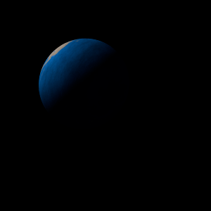 The artist's impression of Kepler-1410 b artist's rendition