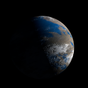 The artist's impression of Kepler-1411 b artist's rendition