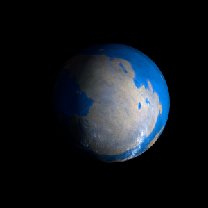 The artist's impression of Kepler-141 b artist's rendition