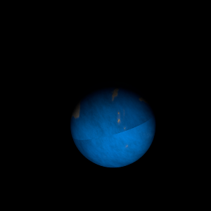 The artist's impression of Kepler-141 c artist's rendition