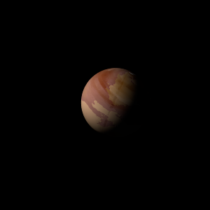 The artist's impression of Kepler-1429 b artist's rendition