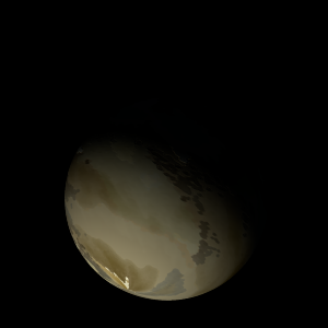 The artist's impression of Kepler-142 b artist's rendition
