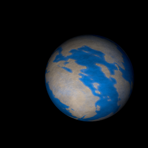 The artist's impression of Kepler-1440 b artist's rendition