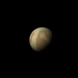 The artist's impression of Kepler-1444 b artist's rendition