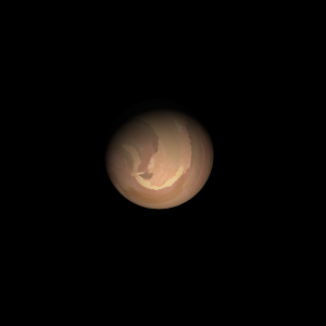 The artist's impression of Kepler-1463 b artist's rendition