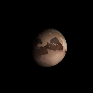 The artist's impression of Kepler-1468 d artist's rendition