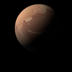 The artist's impression of Kepler-1473 b artist's rendition