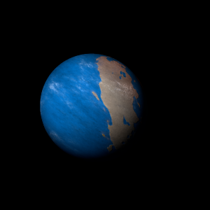The artist's impression of Kepler-1476 b artist's rendition