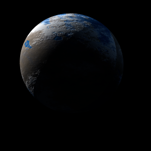 The artist's impression of Kepler-1480 b artist's rendition