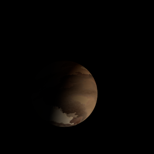 The artist's impression of Kepler-1482 b artist's rendition