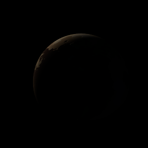 The artist's impression of Kepler-1486 b artist's rendition