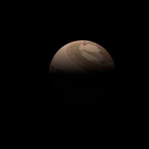 The artist's impression of Kepler-1488 b artist's rendition