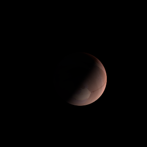 The artist's impression of Kepler-1488 c artist's rendition