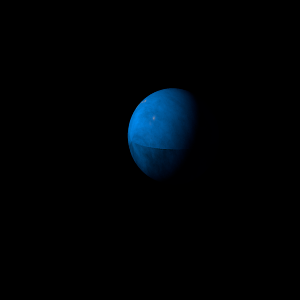 The artist's impression of Kepler-1489 b artist's rendition