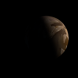 The artist's impression of Kepler-1495 b artist's rendition