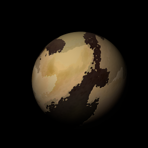 The artist's impression of Kepler-1498 Ab artist's rendition