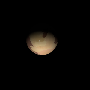 The artist's impression of Kepler-1501 b artist's rendition