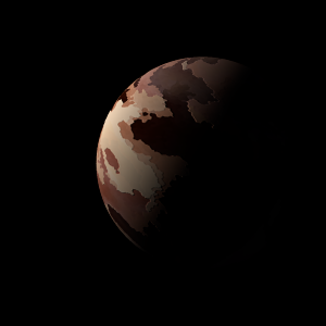 The artist's impression of Kepler-1502 b artist's rendition