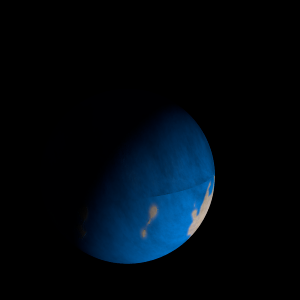 The artist's impression of Kepler-1512 Ab artist's rendition