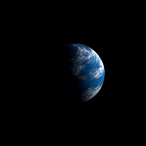 The artist's impression of Kepler-1512 b artist's rendition