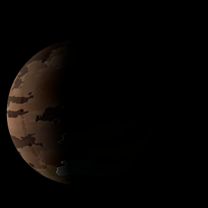 The artist's impression of Kepler-1513 b artist's rendition