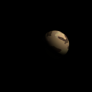 The artist's impression of Kepler-1515 b artist's rendition