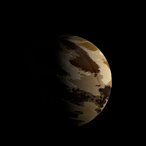 The artist's impression of Kepler-151 c artist's rendition