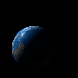 The artist's impression of Kepler-1532 b artist's rendition