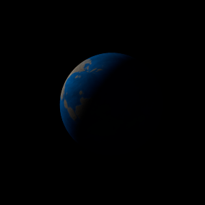 The artist's impression of Kepler-1535 b artist's rendition