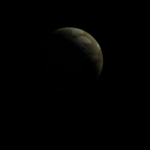 The artist's impression of Kepler-1542 Ad artist's rendition