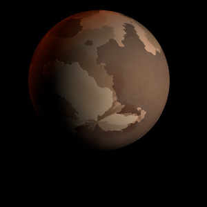 The artist's impression of Kepler-154 f artist's rendition