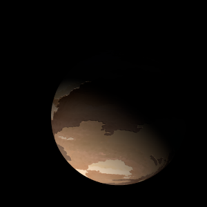 The artist's impression of Kepler-1564 b artist's rendition