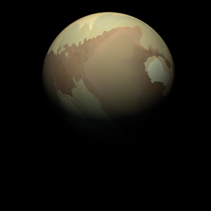 The artist's impression of Kepler-156 c artist's rendition