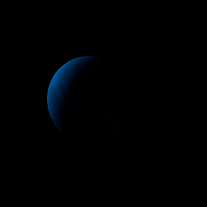 The artist's impression of Kepler-1573 b artist's rendition