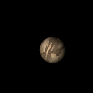 The artist's impression of Kepler-1578 b artist's rendition