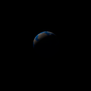 The artist's impression of Kepler-1579 Ab artist's rendition