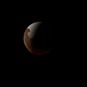 The artist's impression of Kepler-157 Ac artist's rendition