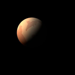 The artist's impression of Kepler-157 d artist's rendition