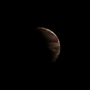 The artist's impression of Kepler-1581 b artist's rendition