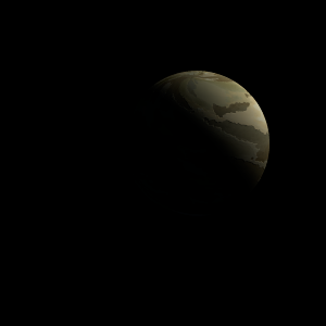 The artist's impression of Kepler-1598 b artist's rendition
