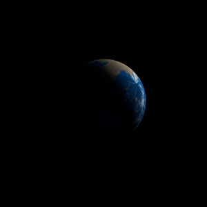 The artist's impression of Kepler-1608 b artist's rendition
