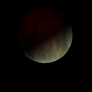 The artist's impression of Kepler-160 d artist's rendition