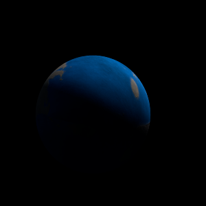 The artist's impression of Kepler-1614 b artist's rendition