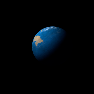 The artist's impression of Kepler-1616 b artist's rendition