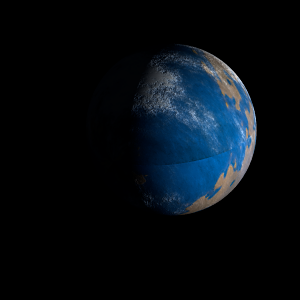 The artist's impression of Kepler-1618 b artist's rendition